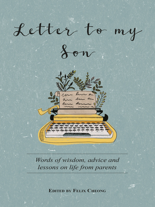 Cover image for Letter to My Son